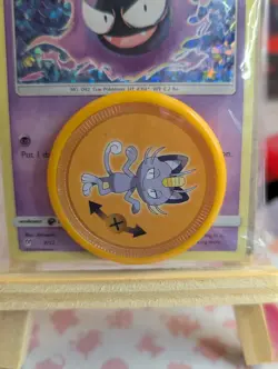 Pokemon Gastly 7/12 Mcdonald's 2019 Promo Confetti Holo Card Sealed With Toy - Image 2