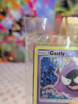 Pokemon Gastly 7/12 Mcdonald's 2019 Promo Confetti Holo Card Sealed With Toy - Image 3