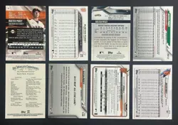 Buster Posey Baseball Card Lot 8 Different Cards Topps Bowman Ginter SF Giants - Image 2