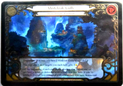Mistcloak Gully Cold Foil Part the Mistveil FABLED FaB Flesh & Blood Card MST000 - Image 1