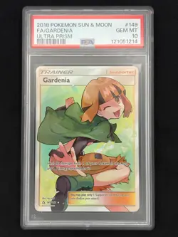 Gardenia 149/156 - Ultra Prism - Graded PSA 10 GEM MT Pokemon Card - Image 1