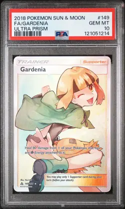 Gardenia 149/156 - Ultra Prism - Graded PSA 10 GEM MT Pokemon Card - Image 3