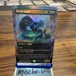 Magic: The Gathering Mystic Snake Special Guests Mythic Borderless Foil 35/2024 - Image 1