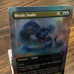Magic: The Gathering Mystic Snake Special Guests Mythic Borderless Foil 35/2024 - Image 2