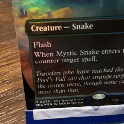 Magic: The Gathering Mystic Snake Special Guests Mythic Borderless Foil 35/2024 - Image 5