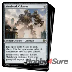 Metalwork Colossus (commander Deck) X4 M/NM Magic MTG Commander Masters - Image 1