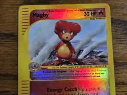 Pokemon Expedition Reverse Holo # 17/165 Magby **not played ** - Image 2