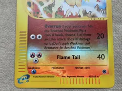 Pokemon Base Set Expedition #62/165 Reverse Holo Rapidash **Not Played** - Image 3