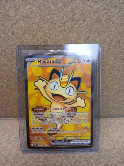POKEMON MEOWTH EX FULL ART# 107/088 MEGA EVOLUTION PERFECT ORDER NM-M - Image 2