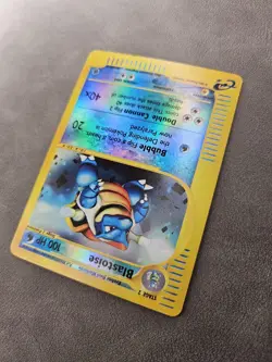 Pokemon TCG Blastoise 36/165 Reverse Holo Rare Expedition Base Set - LP - Image 3