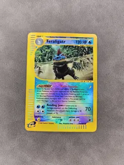 Pokemon TCG Feraligatr 47/165 Reverse Holo Rare Expedition Base Set - LP - Image 1