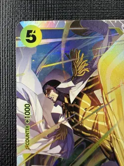 One Piece CCG Borsalino EB04-058 Egghead/Navy SR Foil Blocker 6000 NM - Image 2