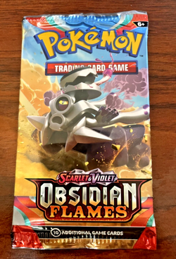 SEALED Pokemon Booster Pack- Scarlet & Violet: Obsidian Flames 2023 - Image 1