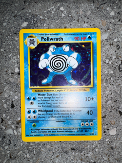 Pokemon TCG Cards Poliwrath 13/102 Base Set Holo Rare EXC-NM - Image 4