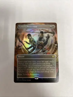 Teferi’s Protection Borderless Foil Card #343 MTG LP - Image 1