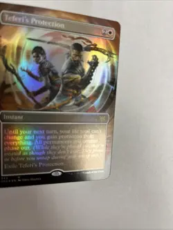 Teferi’s Protection Borderless Foil Card #343 MTG LP - Image 2