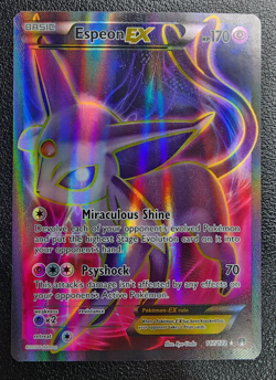 Espeon EX 117/122 Holo Full Art XY BREAKpoint Pokemon Card - Image 3