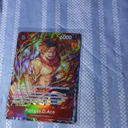 One Piece CCG Portgas.D.Ace ST15-005 6000 Power 5 Cost Character Card - Image 1
