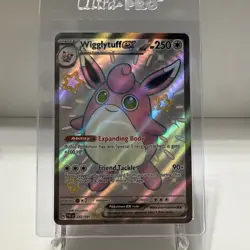 Pokemon Card TCG - Wigglytuff ex 222/091 Shiny Ultra Rare Paldean Fates NM - Image 1