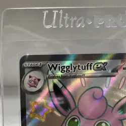 Pokemon Card TCG - Wigglytuff ex 222/091 Shiny Ultra Rare Paldean Fates NM - Image 2