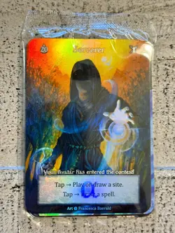 Sorcery: Contested Realm Alpha Box Topper Booster Foil Card TCG Winter Avatar - Image 1