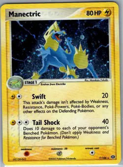Manectric 7/106 Holo Emerald - Pokemon Card - NM - Image 1