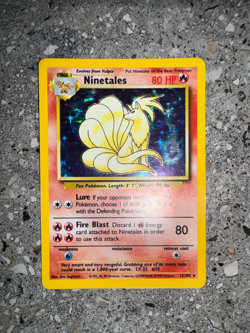 Pokemon TCG Cards Ninetales 12/102 Base Set Holo Rare LP - Image 4