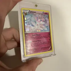 Pokemon Card TCG Sylveon 72/111 XY Furious Fists Cracked Ice Holo Rare 2014 - Image 1