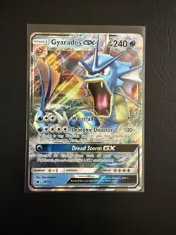 Pokemon TCG Gyarados GX 18/111 Crimson Invasion 2017 Ultra Rare Card NM - Image 1