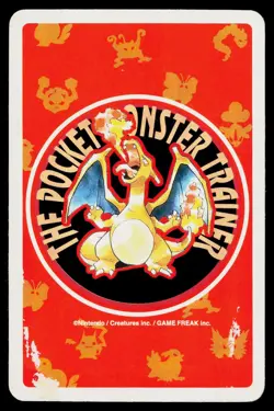 Charmeleon 4 of Clubs Pokemon Red Playing Card Damaged - Image 2