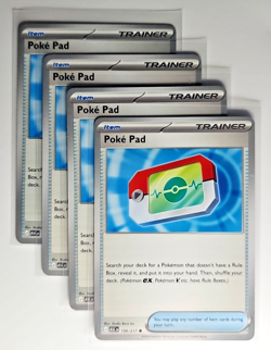 Pokemon Poke Pad 198/217 Ascended Heroes Playset x4 NM Trainer Card - Image 1