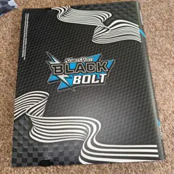 Pokemon TCG Scarlet and Violet Black Bolt Booster (5 Packs) & Folder Bundle - Image 5