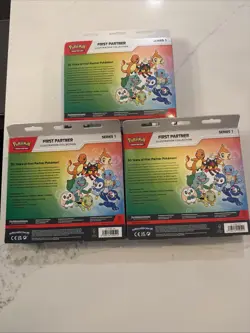 Pokemon First Partner Illustration Collection Series 1 - Lot of 3 Sealed Boxes - Image 2