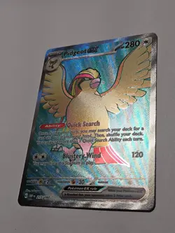 Pidgeot ex 217/197 Ultra Rare Obsidian Flames Pokemon NM/M - Image 4