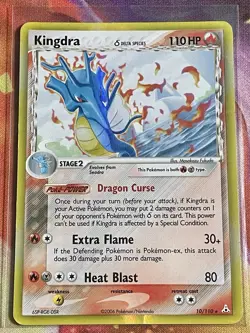 Pokemon TCG: 2006 Delta Species Holon Phantoms Kingdra Holo 10/110 - Image 1