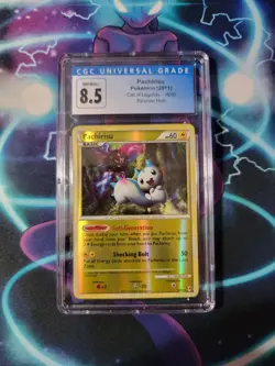 CGC 8.5 NM+ LOW POP 2011 POKEMON PACHIRISU-REVERSE HOLO - CALL OF LEGENDS - Image 1