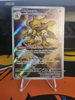 Pokemon Alakazam TCG Mega Evolution ETB Promo Factory Sealed - Image 1