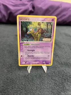2006 Pokemon Girafarig 16/92 Reverse Holo EX Legend Maker Rare LP - Image 2
