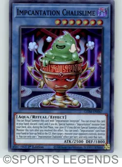 2020 Yugioh Genesis Impact 1st edition Impcantation Chalislime - Image 1