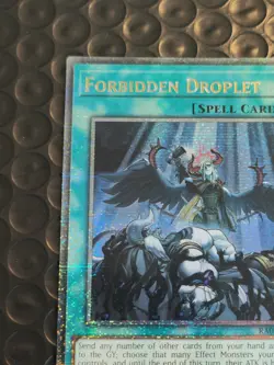 Yu-Gi-Oh Forbidden Droplet RA01-EN064 Quarter Century Secret Rare 1st Edition - Image 2