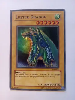 Yugioh Luster Dragon LOD-050 Super Rare LP Free Shipping!! - Image 1