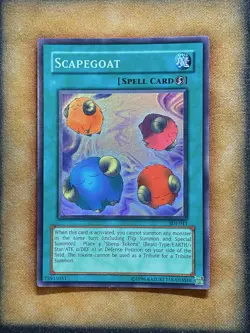Yugioh Scapegoat SDJ-041 Super Rare LP - Image 1