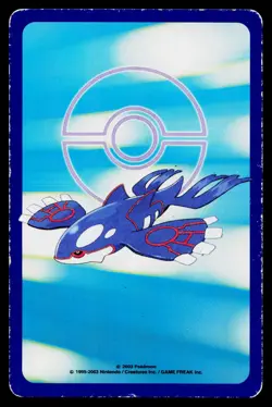 Rayquaza King of Clubs Kyogre Deck Playing Card Heavily Played - Image 2
