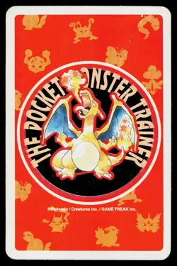 Mewtwo Ace of Spades Pokemon Red Playing Card Damaged - Image 2