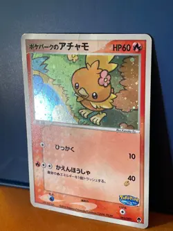2005 Pokemon Card PokePark Forest Promo Torchic 002/009 - Premium File Rare Holo - Image 2