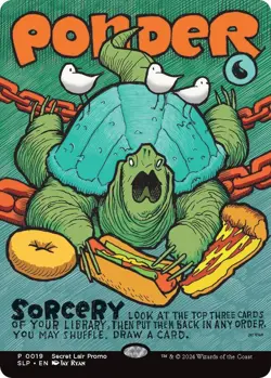 MTG | Ponder | Secret Lair Promo # 19 | NM - Image 1