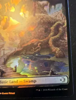 Swamp (Full Art) 0276 Foil Land Lorwyn Eclipsed Magic: The Gathering - Image 5