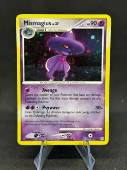 Mismagius 10/130 Holo Rare DP Diamond and Pearl Base Set - Pokemon Card - LP - Image 1