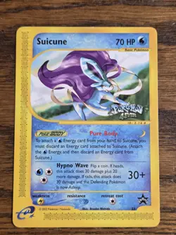 Pokemon Wotc Black Star Promo # 53 Suicune,,Not Played,, - Image 1