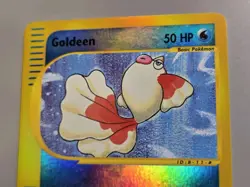 Pokemon Base Set Expedition #111/165 Reverse Holo GOLDEEN --never played-- - Image 2